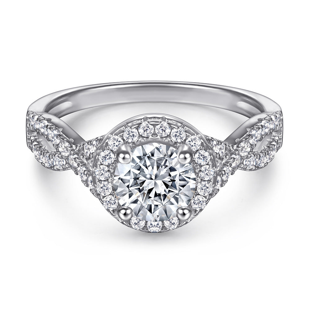 925 Sterling Silver Moissanite Ring: A Timeless Symbol of Love