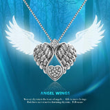 Guardian Angel Wing Pendant Necklace