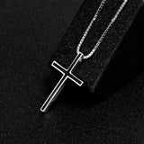 Classic Cross Necklace - 925 Sterling Silver
