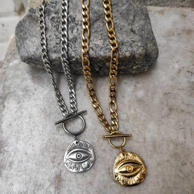Elevate Your Style with the Vintage Fashion Eye Of Horus Pendant Necklace 