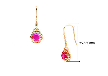 Fashion Trend Earrings Simple Temperament Geometry