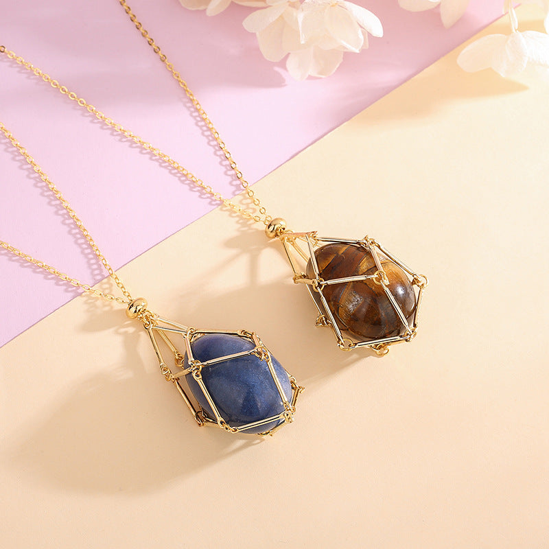 Elevate Your Energy with Our Natural Energy Crystal Pendant Necklace