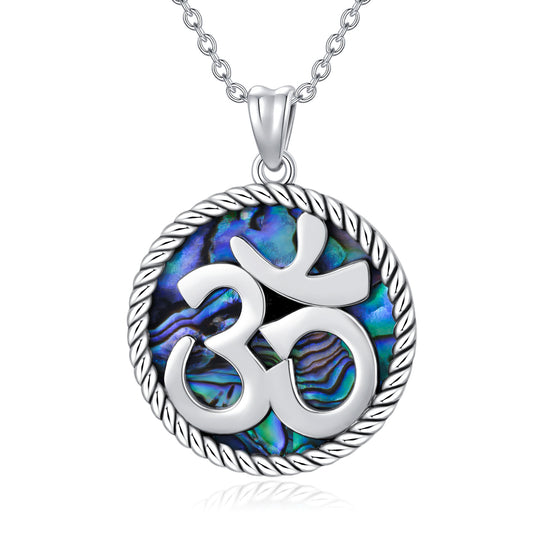 Yoga Aum Om Pendant Necklace