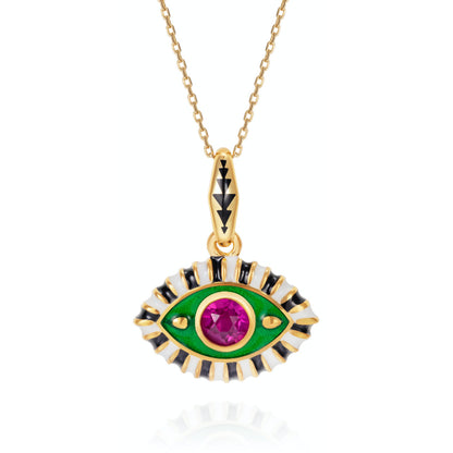 Unlock Your Bold Style with the Devil's Eye Necklace - Shop Now!