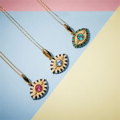 Unlock Your Bold Style with the Devil's Eye Necklace - Shop Now!