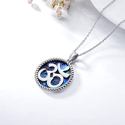 Yoga Aum Om Pendant Necklace