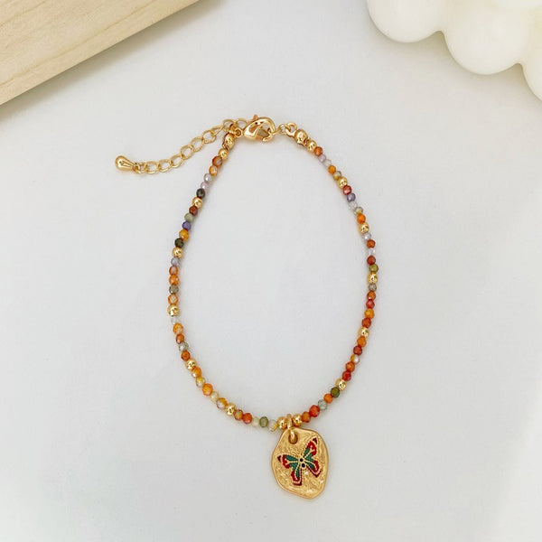 Butterfly Necklace: Unleash Elegance with Colorful Zircon Beads