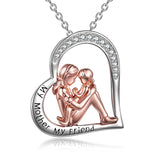 Mother Daughter Necklace - Engraved My Mother My Friend