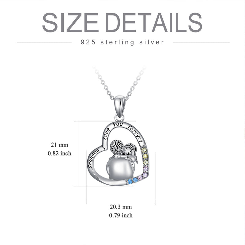 Cubic Zirconia Granny Necklace