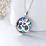 Yoga Aum Om Pendant Necklace