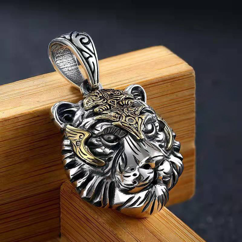 Bengal Tiger Pendant Necklace : Unleash Your Inner Tiger with 925 Sterling Silver