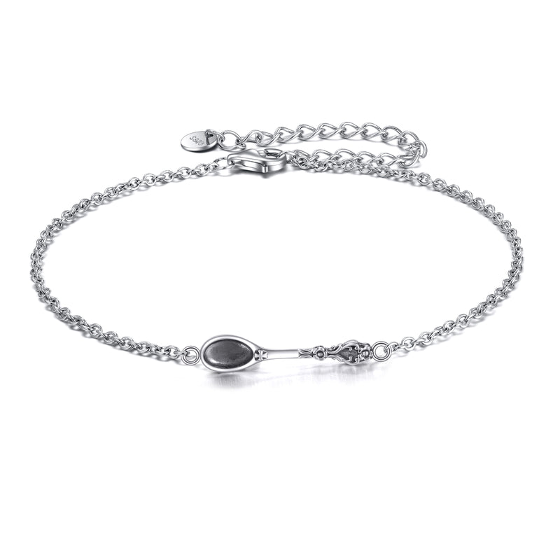Spoon Bracelet 925 Sterling Silver Spoon Bracelet Spoon Jewelry for Women Girls Gifts