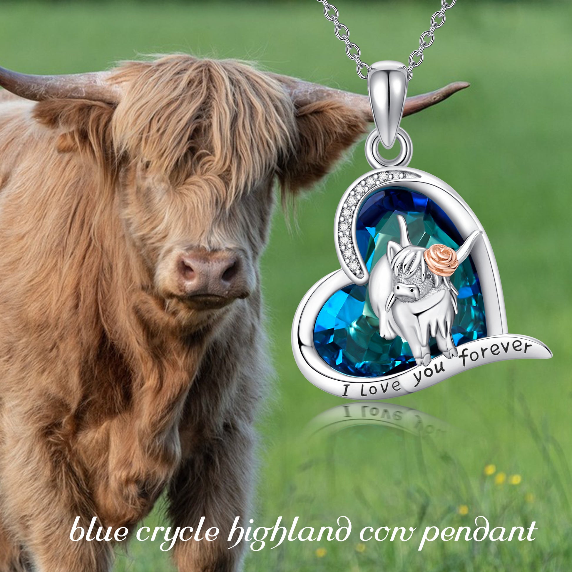 Highland Cow Necklace