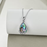 Teardrop Urn Necklace for Ashes - 925 Sterling Silver 