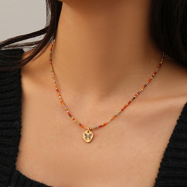 Butterfly Necklace: Unleash Elegance with Colorful Zircon Beads